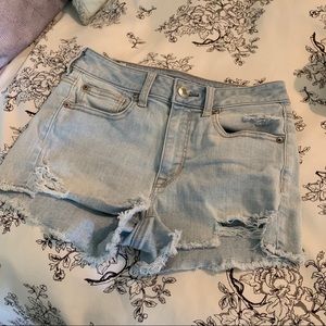 American Eagle High-Waisted Shortie Shorts
